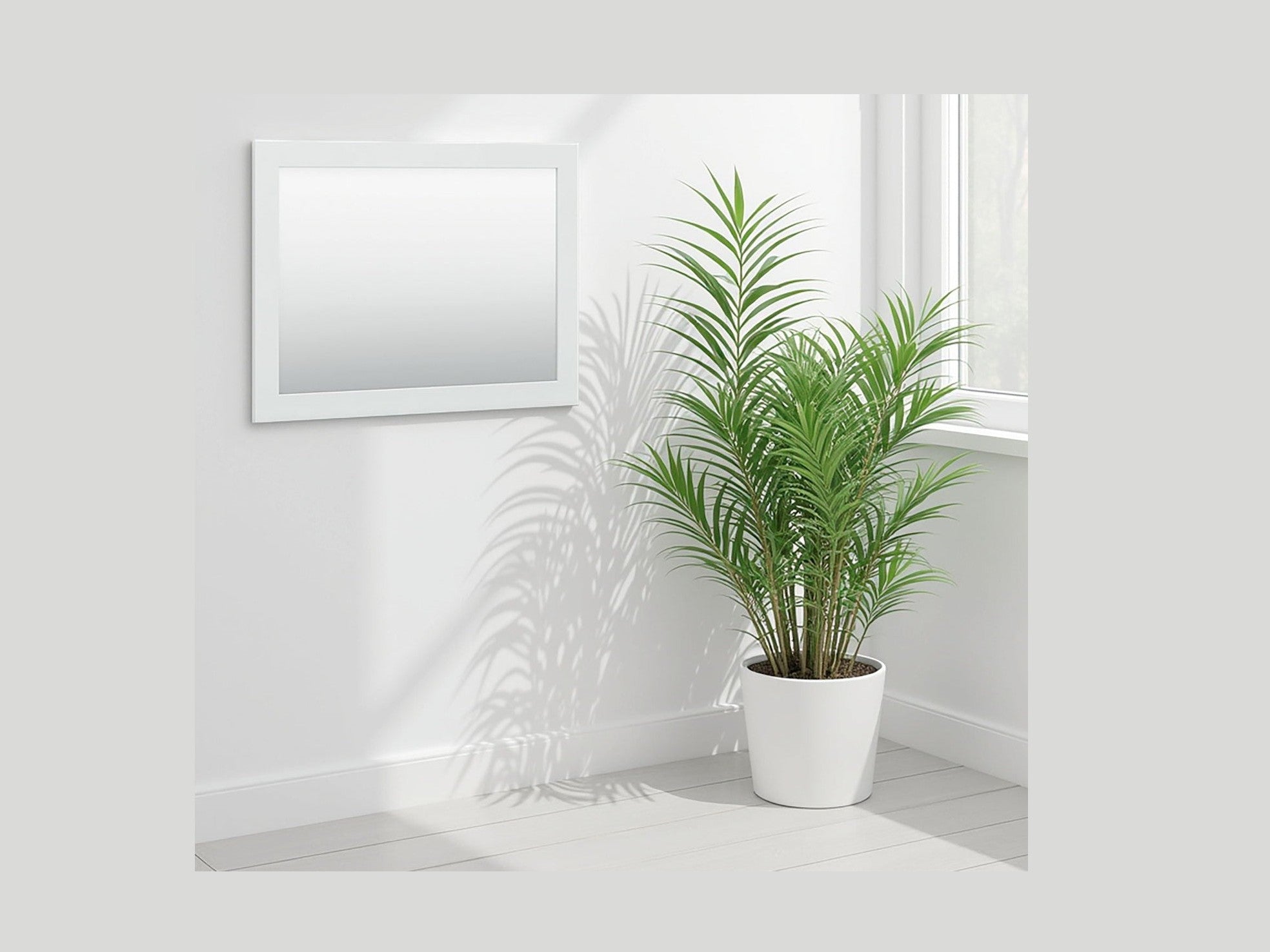 Bostwick Shoals - Bedroom Mirror - White