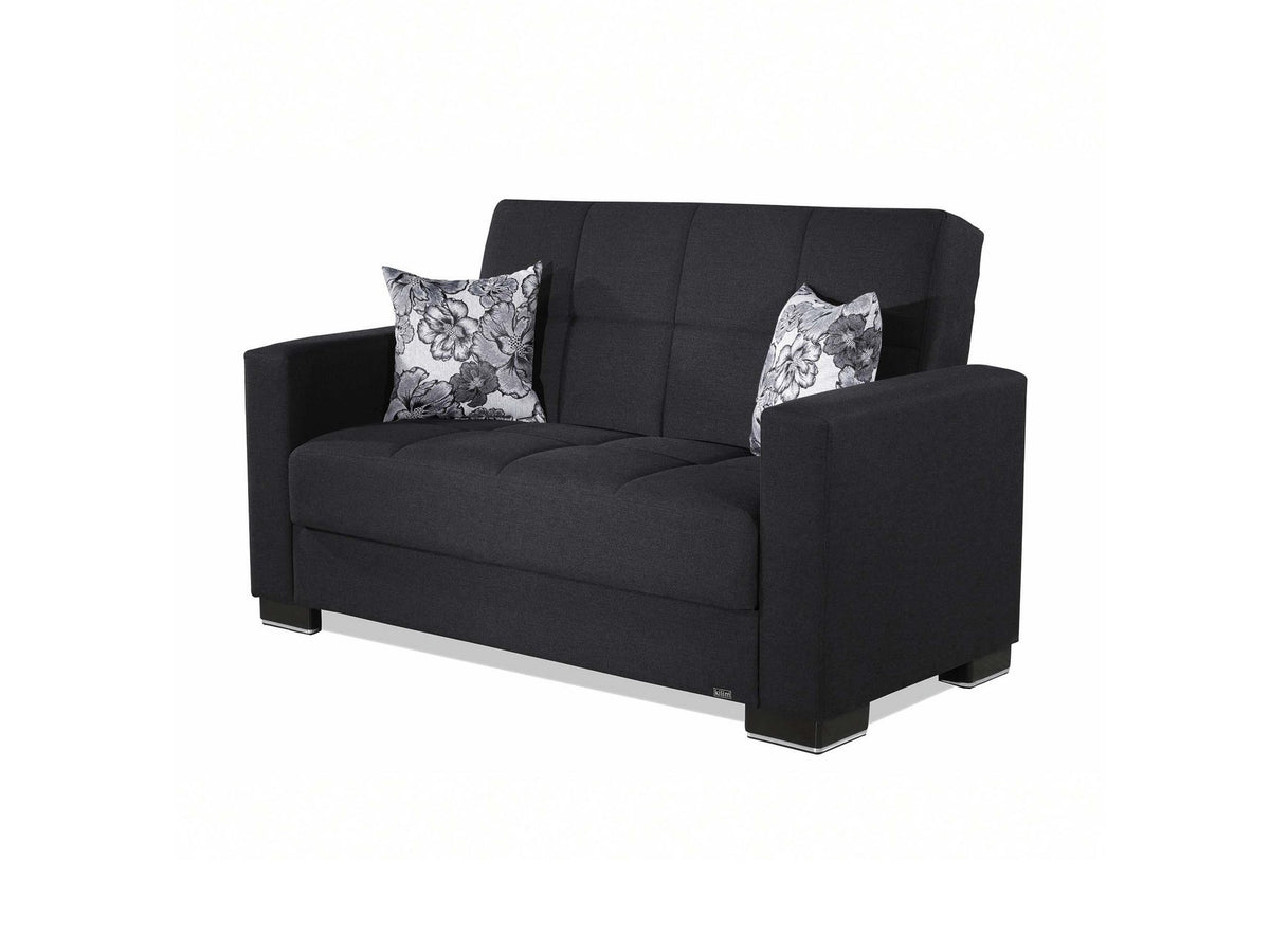 Ottomanson Armada - Upholstered Convertible Loveseat With Storage - Polyester