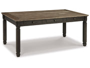 Tyler Creek - Rectangular Dining Room Table - Black / Gray