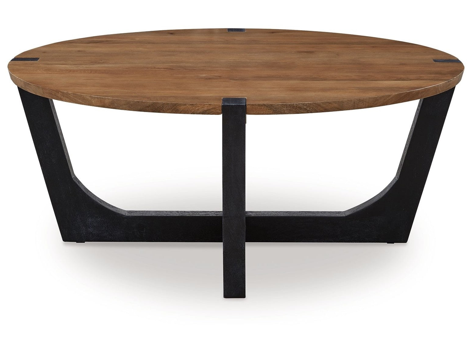 Hanneforth - Round Cocktail Table - Brown