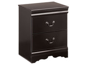 Huey Vineyard - Two Drawer Night Stand - Black
