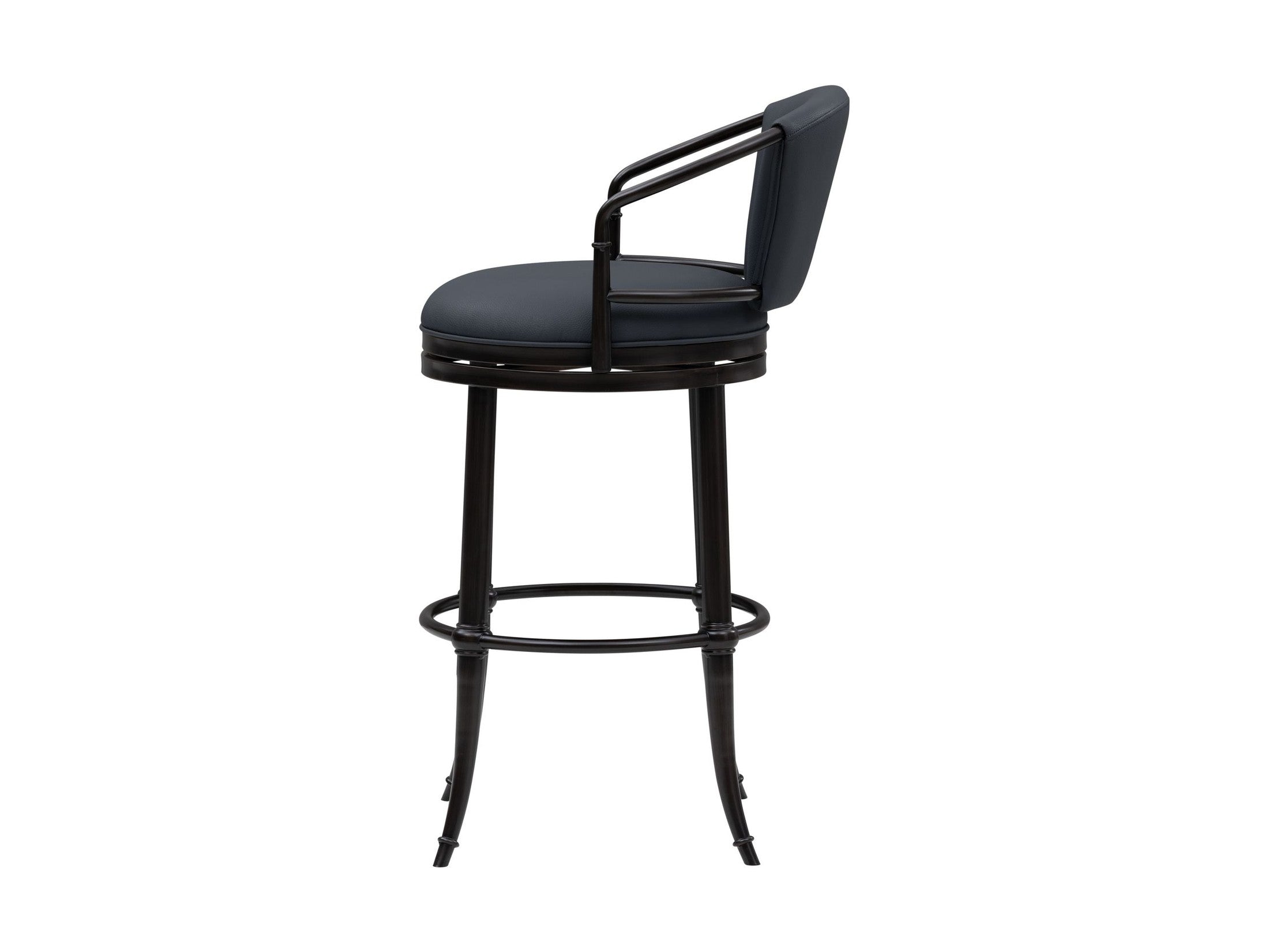 Otis - Upholstered Swivel Bar Height Barstool