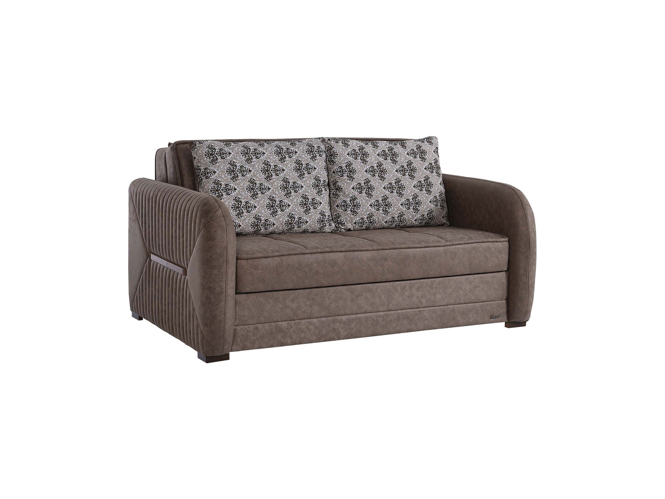 Ottomanson Speedy - Upholstered Convertible Loveseat With Storage