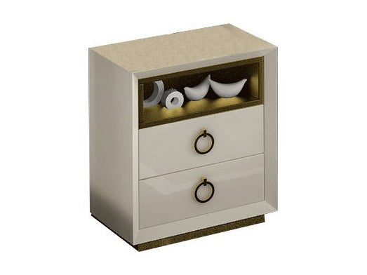 Velvet - Nightstand - Beige