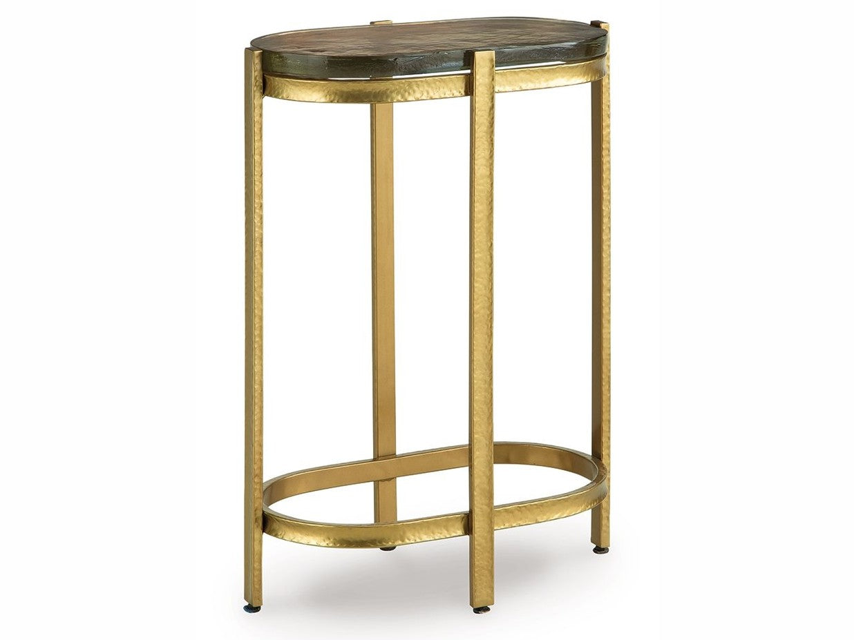 Porterville - Accent Table - Gold Finish