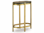 Porterville - Accent Table - Gold Finish