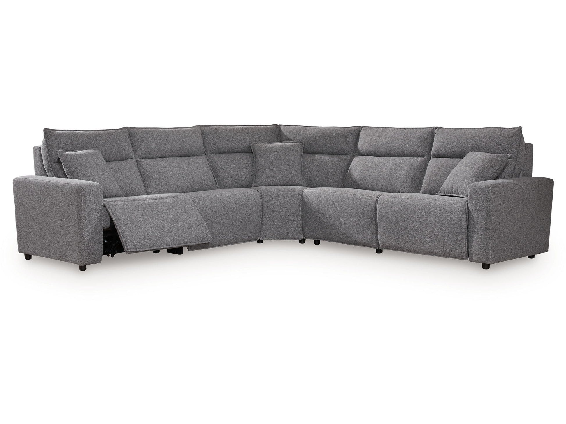 Modmax II - Reclining Sectional - Salt And Pepper