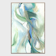 Mire - 48" x 72" Painting Art by Buddy Whitlock - Blue