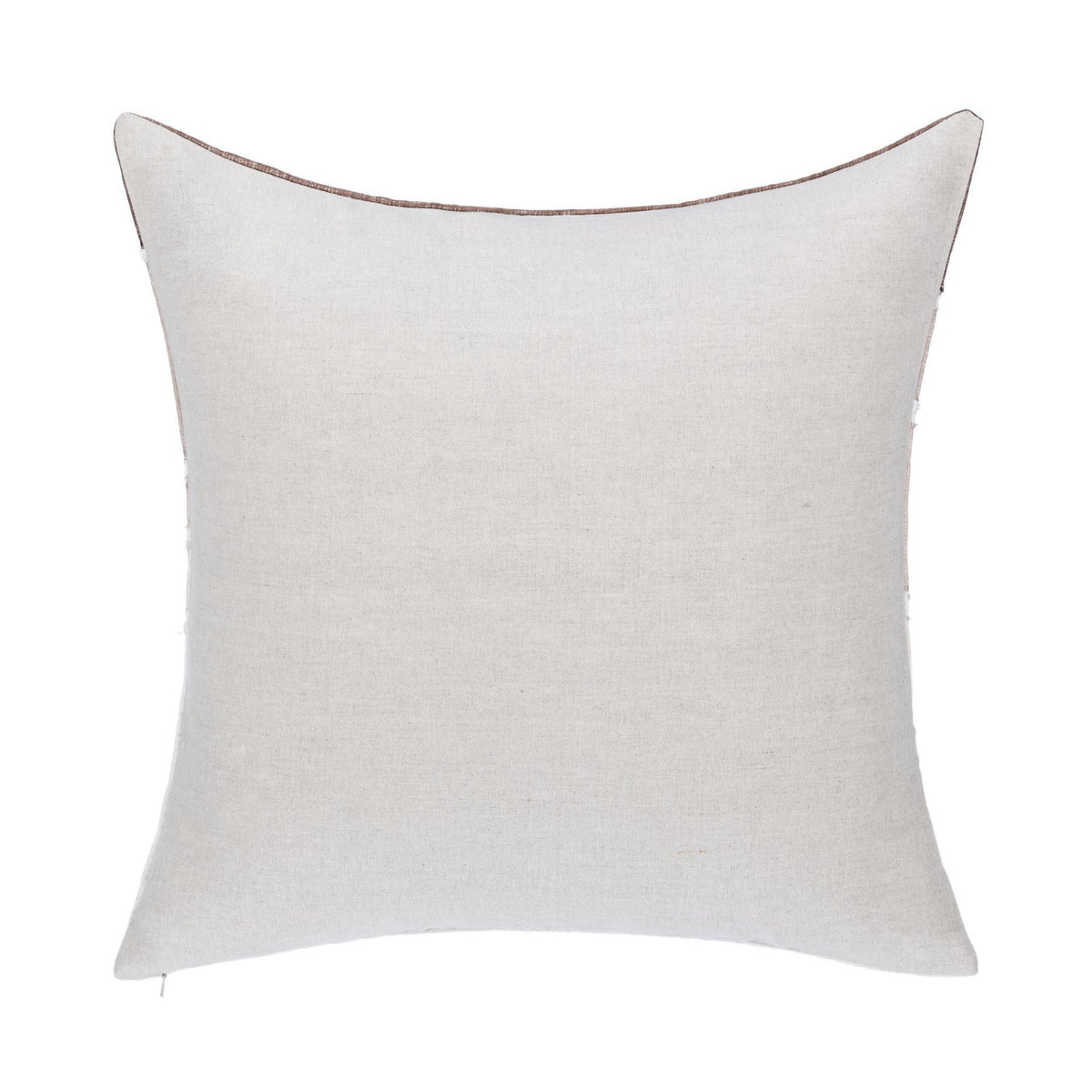Bikram - 22" x 22" LN Pillow - Ivory / Mocha Cream