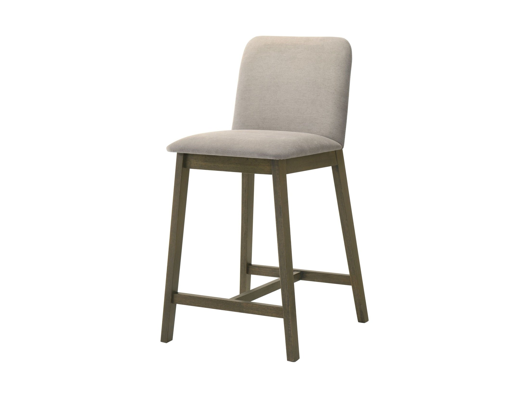 Allin - Upholstered Wood Counter Height Barstool