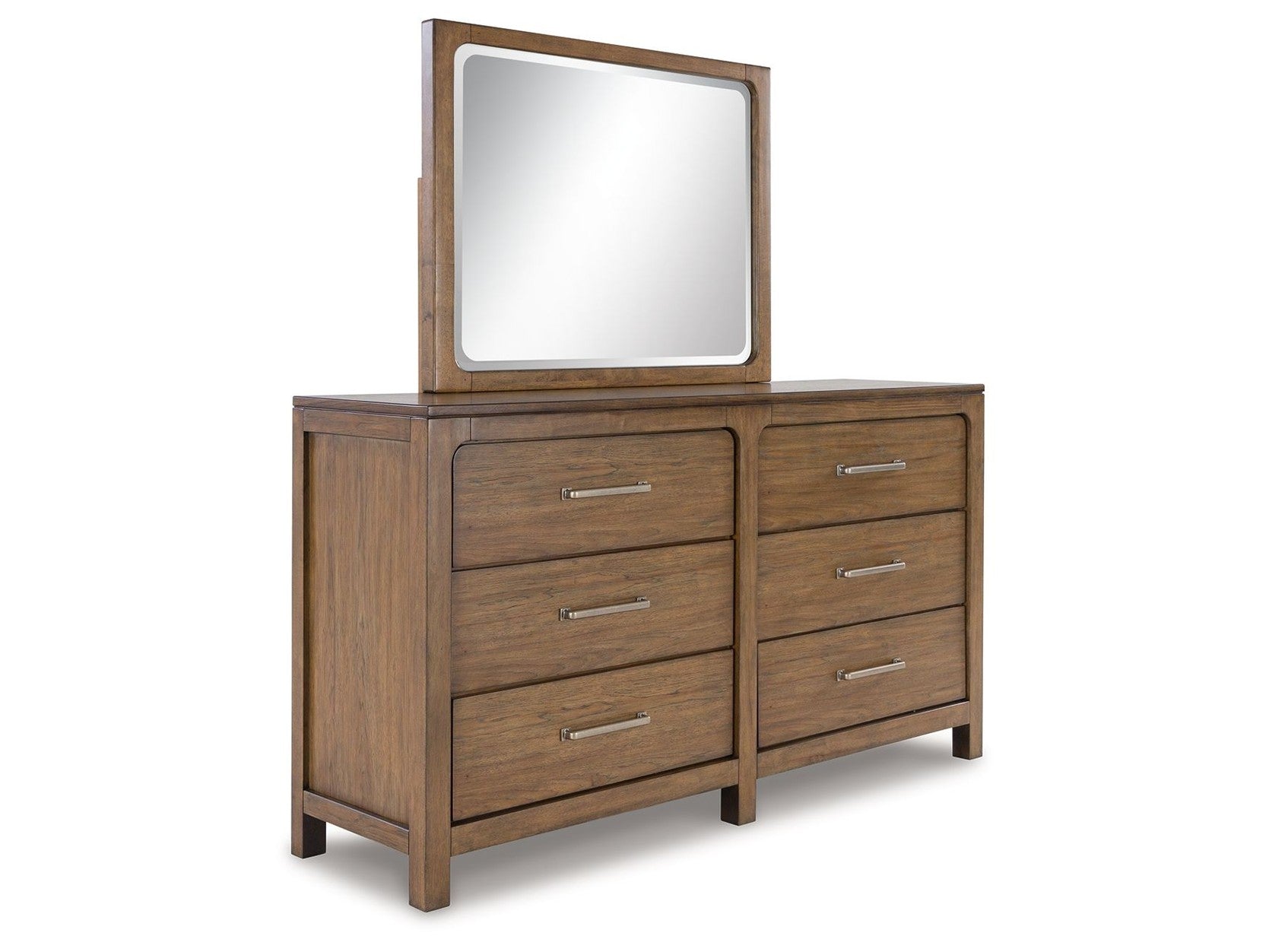 Cabalynn - Dresser And Mirror - Light Brown