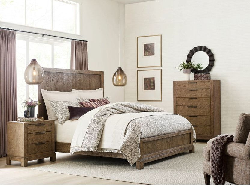 American Drew Skyline Trenton Panel Cal King Bed Complete