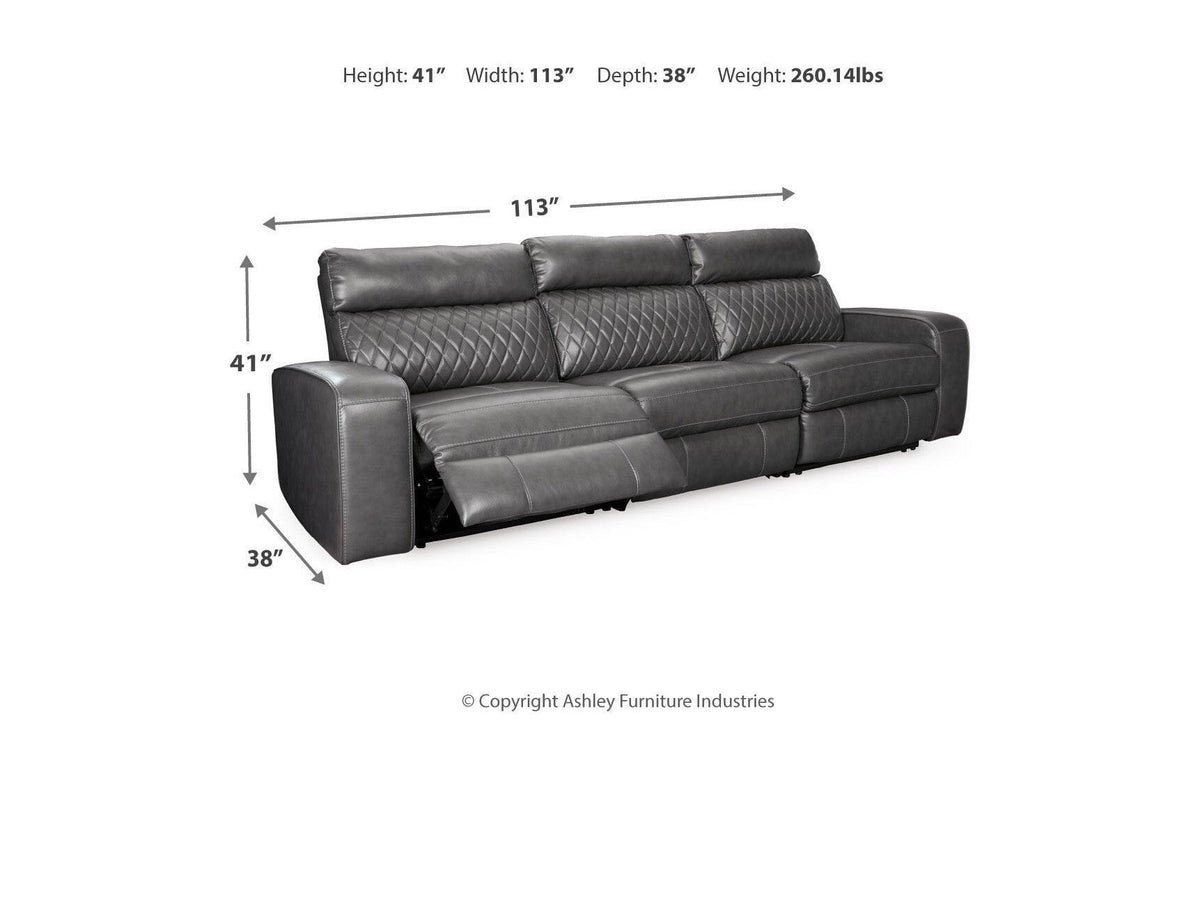 Samperstone - Power Reclining Sectional