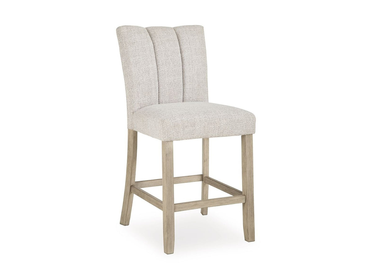 Larawyn - Upholstered Barstool (Set of 2) - Bisque