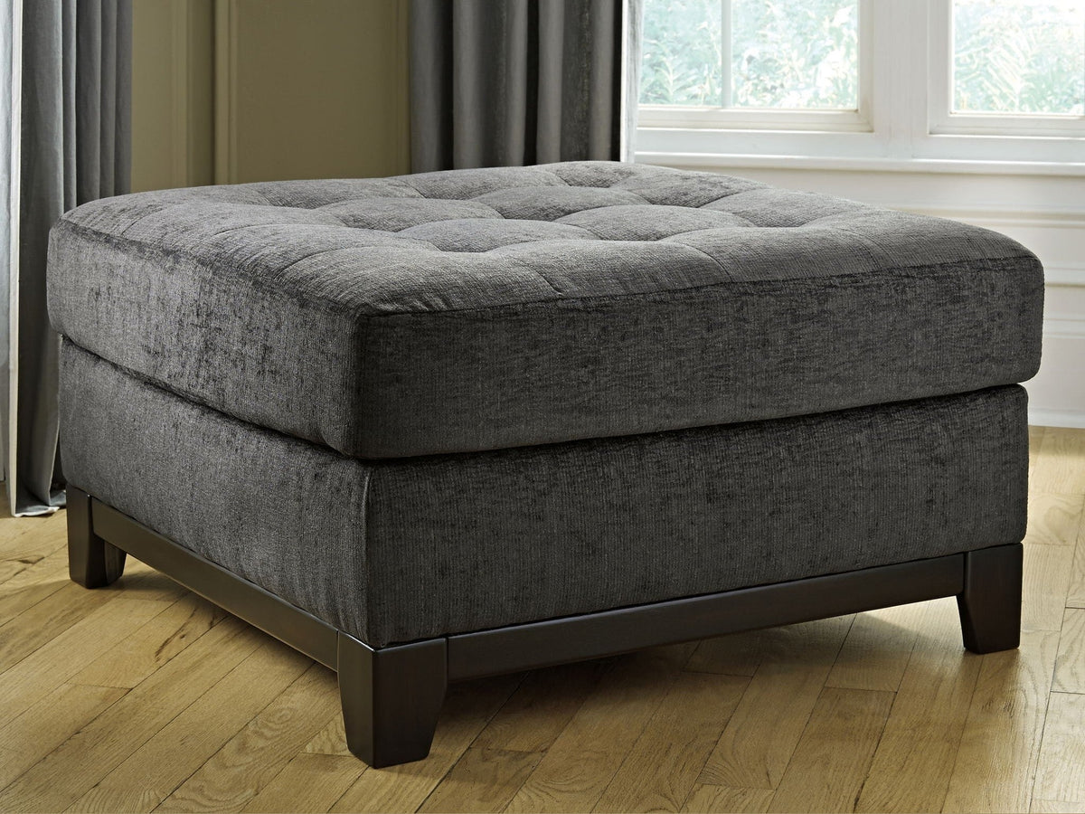 Reidshire - Oversized Accent Ottoman - Steel
