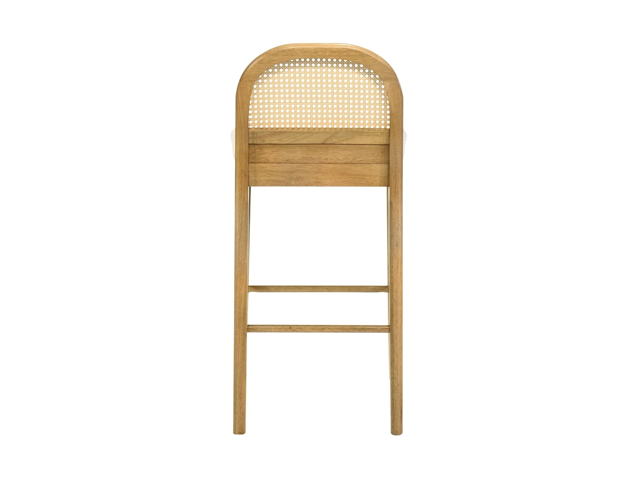 Lucio - Modern Farmhouse Wood Bar Height Kitchen Bar Stool