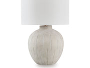 Calbert - Poly Table Lamp - Warm Gray