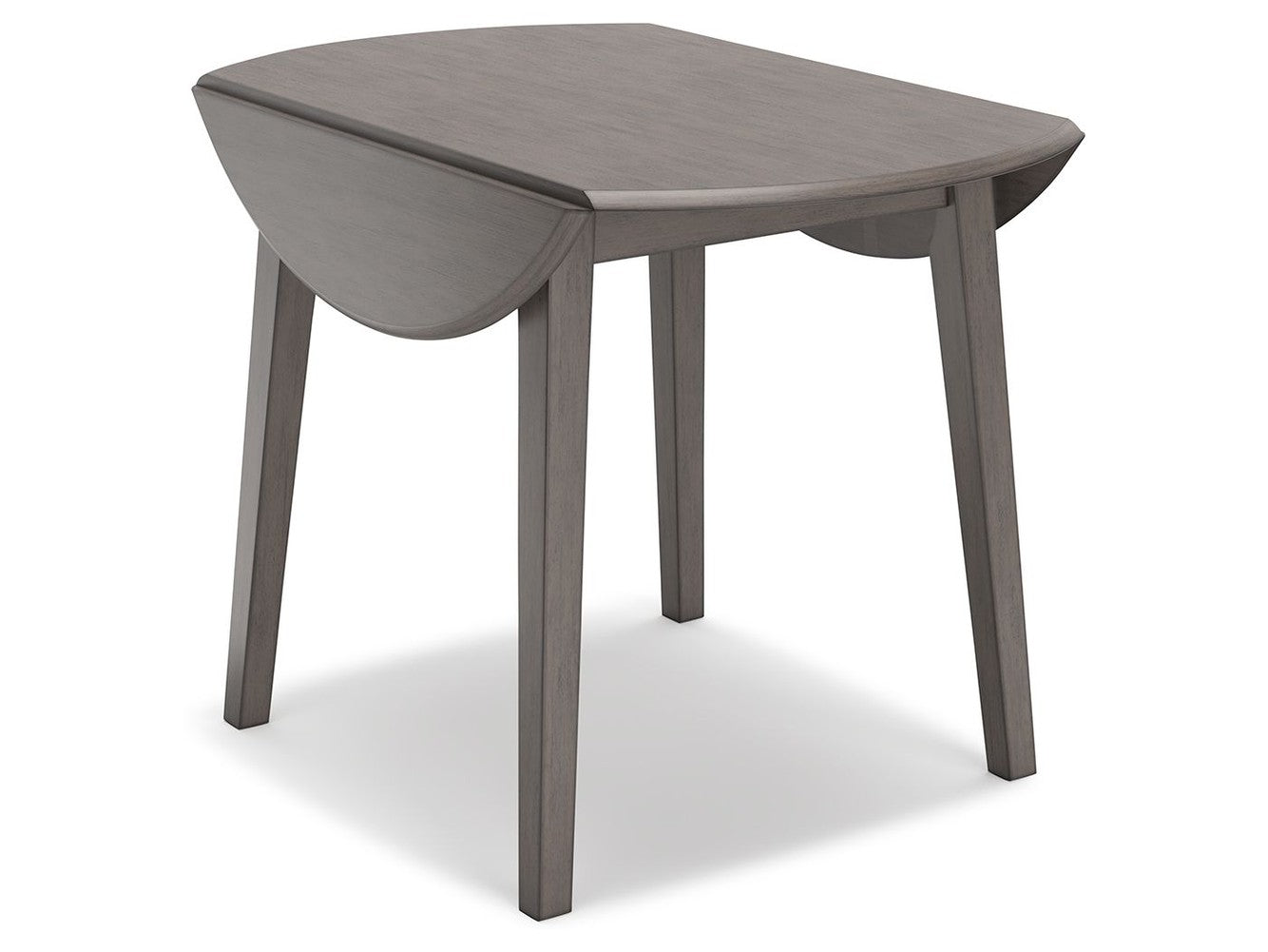 Shullden - 5 Pc. - Drop Leaf Table, 4 Side Chairs - Gray