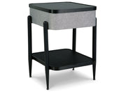 Jorvalee - Accent Table with Speaker - Gray / Black
