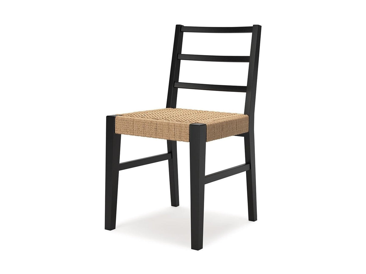 Isanti - Dining Room Side Chair (Set of 2) - Light Brown / Black