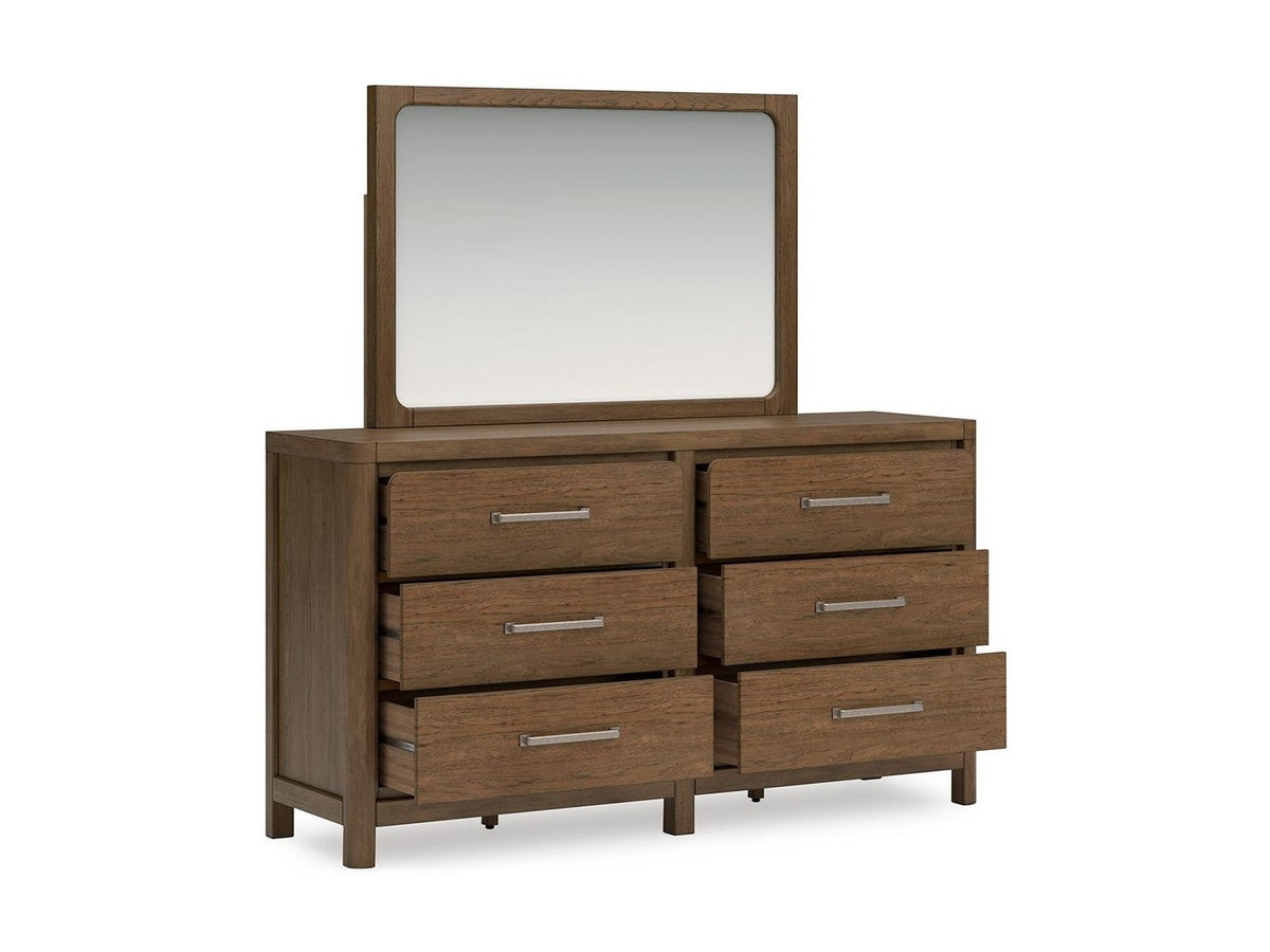 Cabalynn - Dresser And Mirror - Light Brown