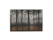 Philyra - Wall Art - Black / Orange / Silver