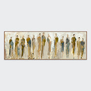 Mass - 72" x 24" Painting Art By Buddy Whitlock - Neutral