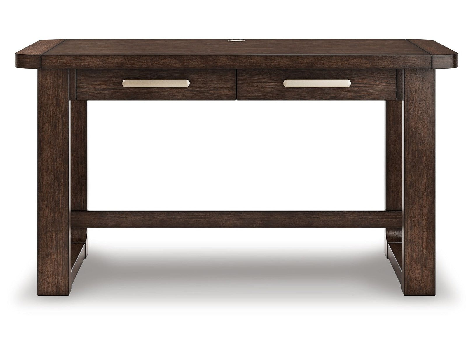 Breckington - Home Office Desk - Dark Brown
