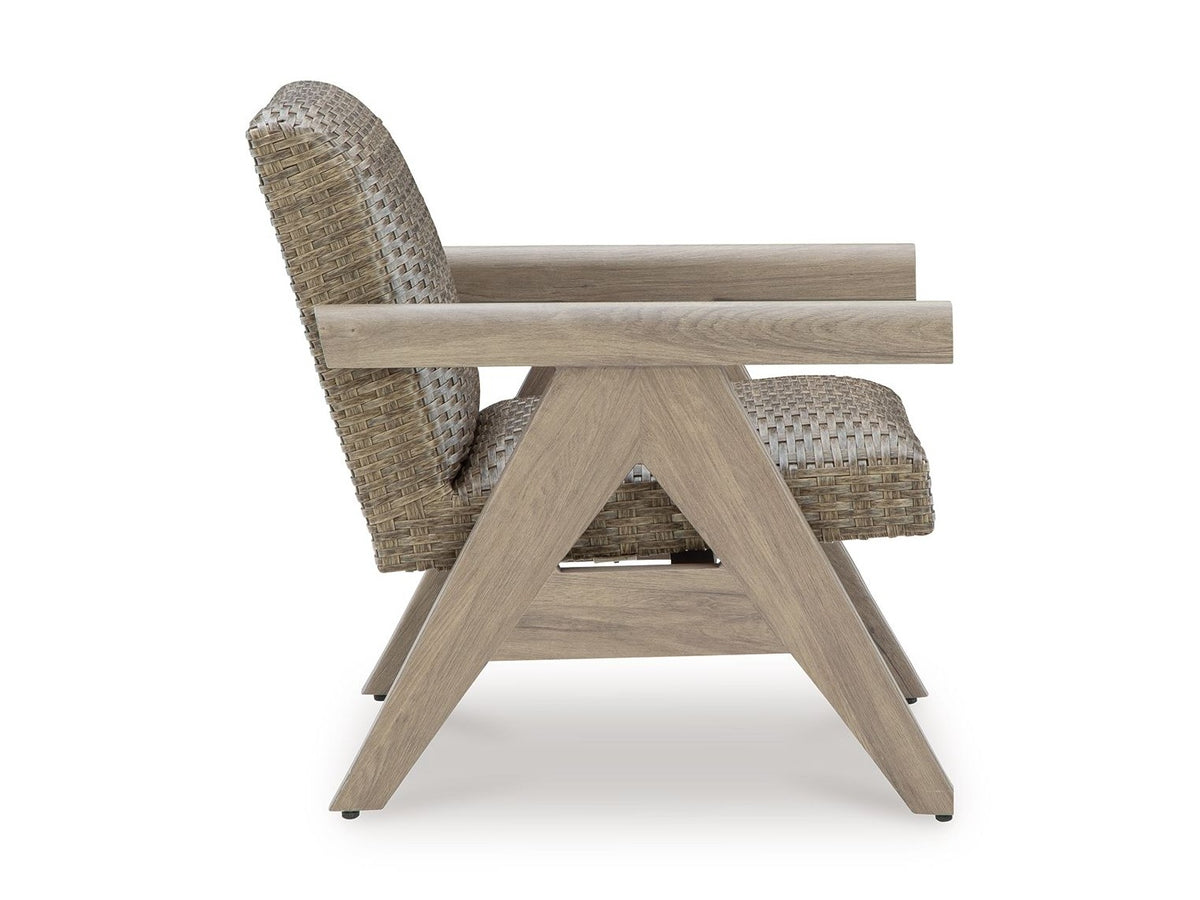 Cliff Trails - Rocking Lounge Chair - Beige