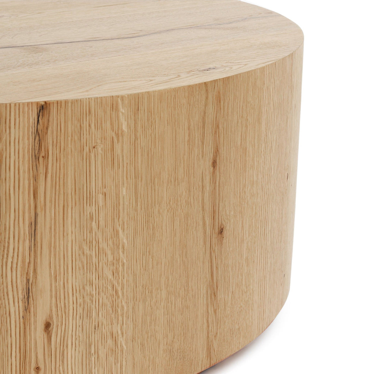 Layne - Round Coffee Table With Casters