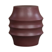 Calithea - Indoor Outdoor Side Table - Cherry Mahogany Concrete Finish
