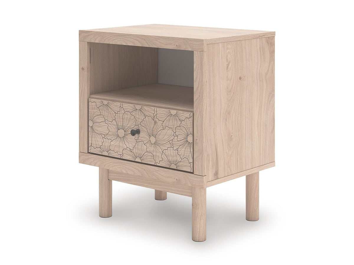 Arloster - One Drawer Night Stand - Tan