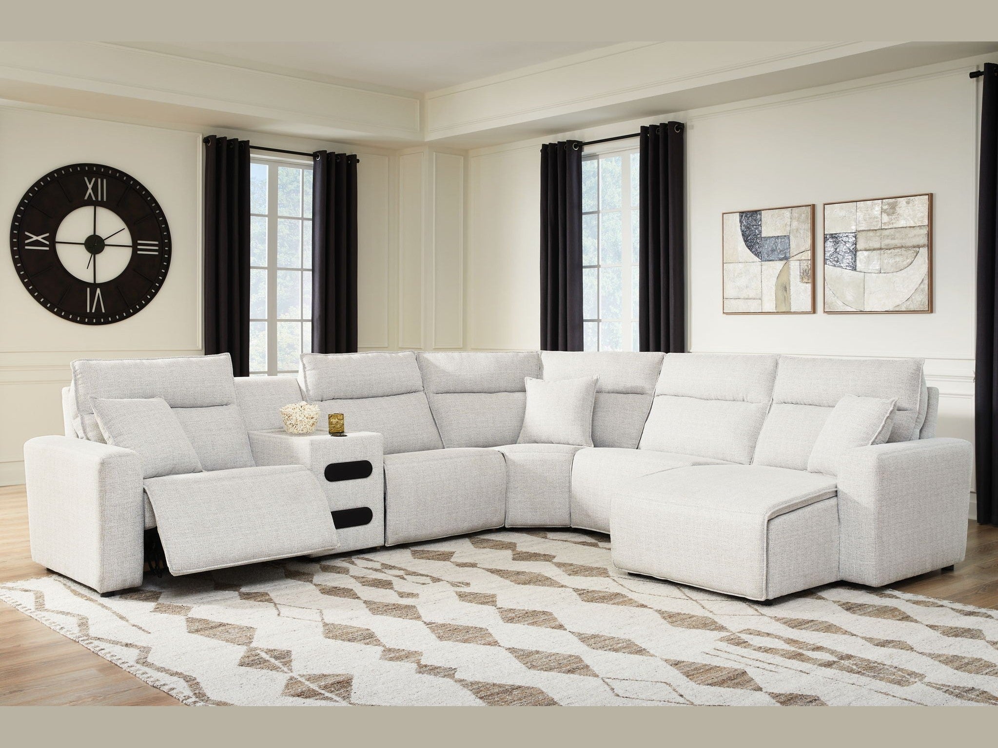 Modmax II - Reclining Sectional - Stone