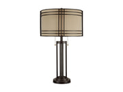 Hanswell - Metal Table Lamp  - Dark Brown