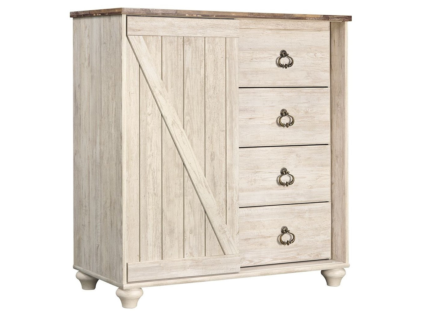 Willowton - Dressing Chest - Whitewash