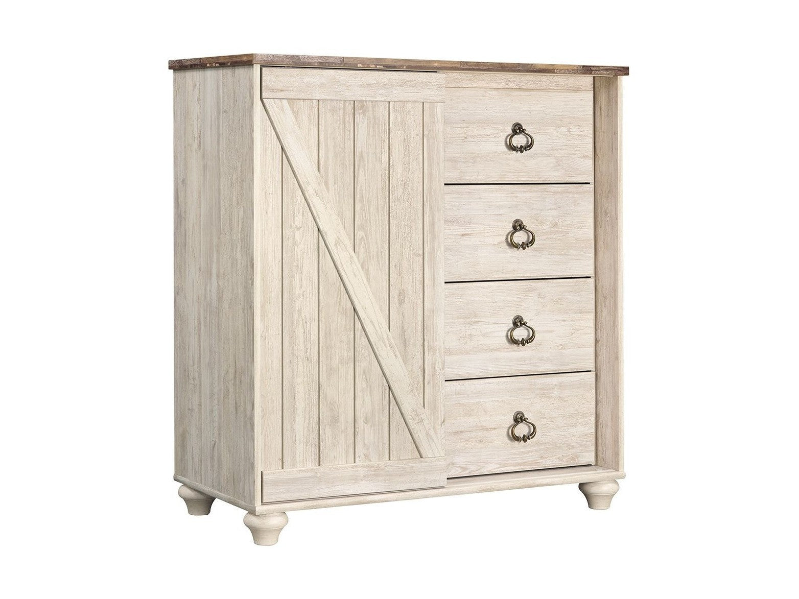 Willowton - Dressing Chest - Whitewash
