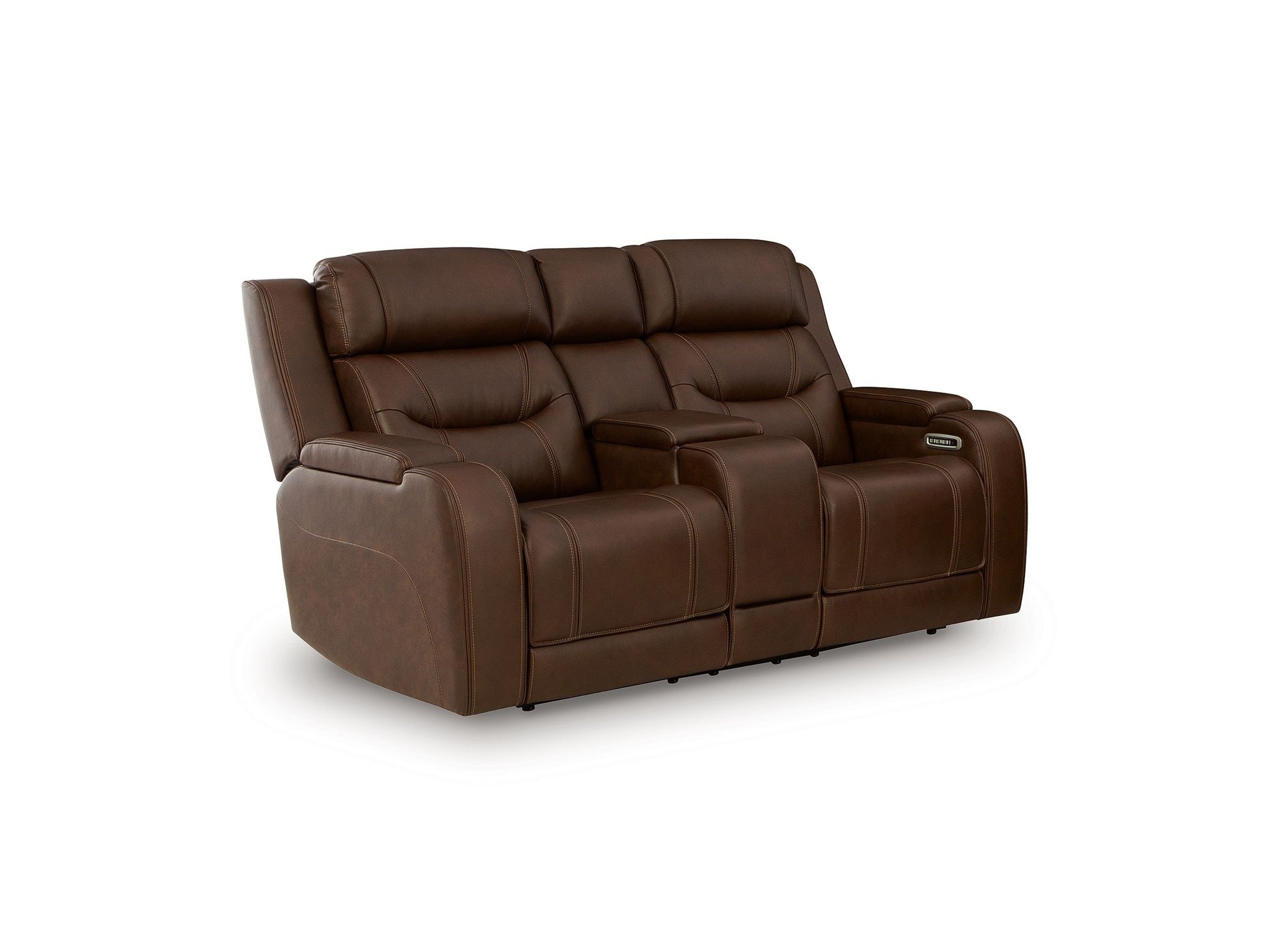 Knightington - Power Reclining Loveseat With Audio Seating