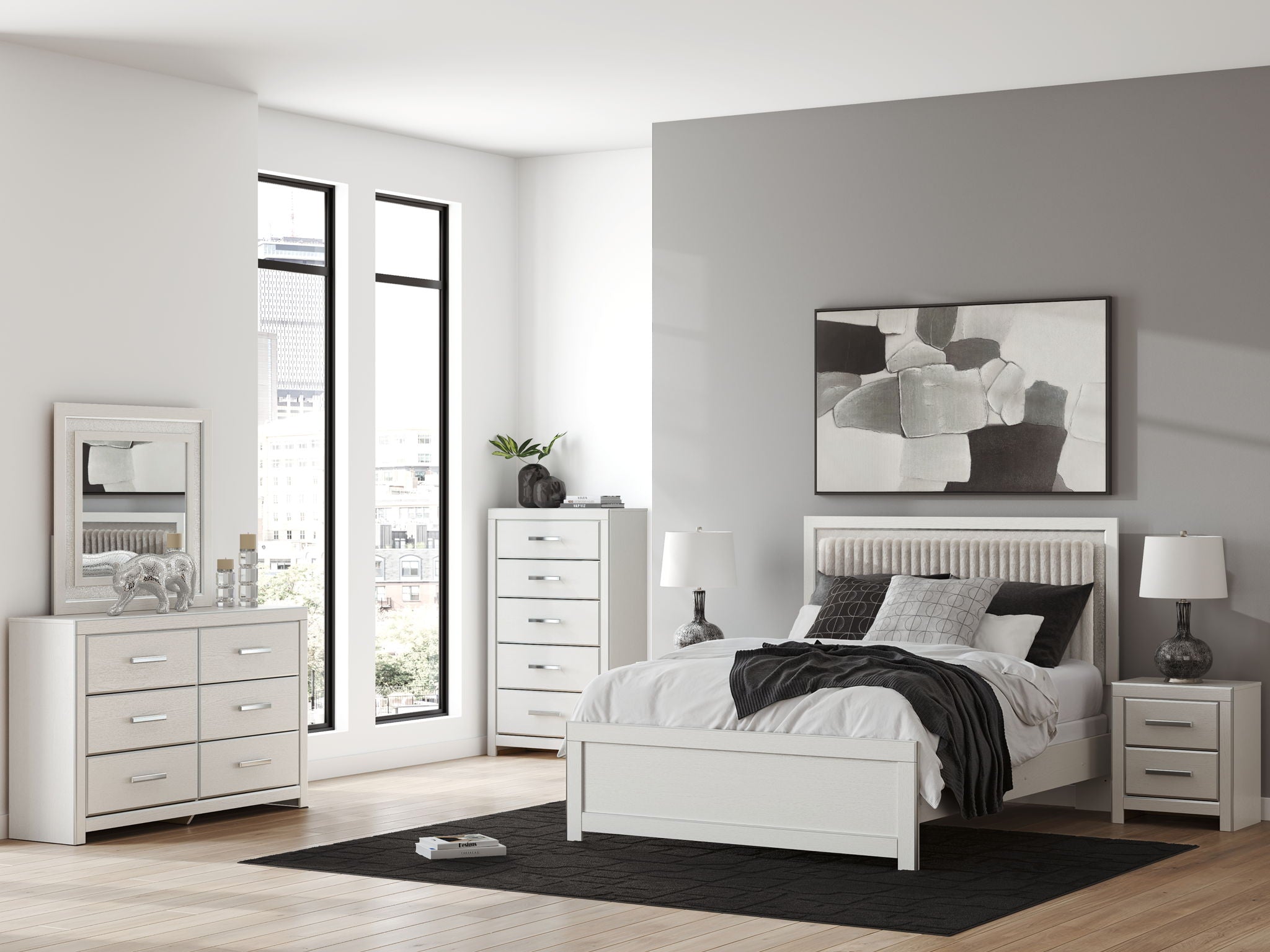 Birmonton - Upholstered Panel Bedroom Set