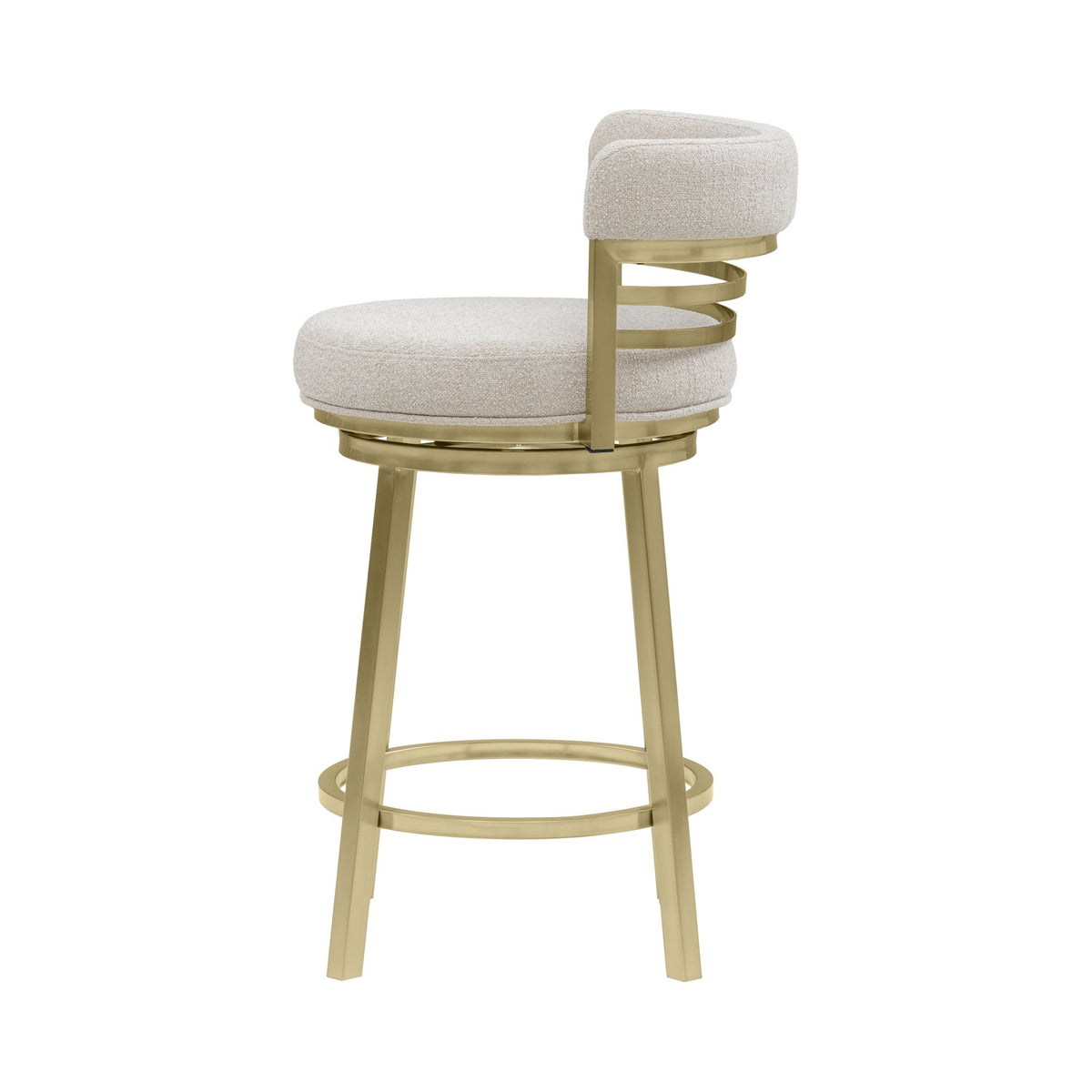 Santorini - Barstool With Fabric Seat