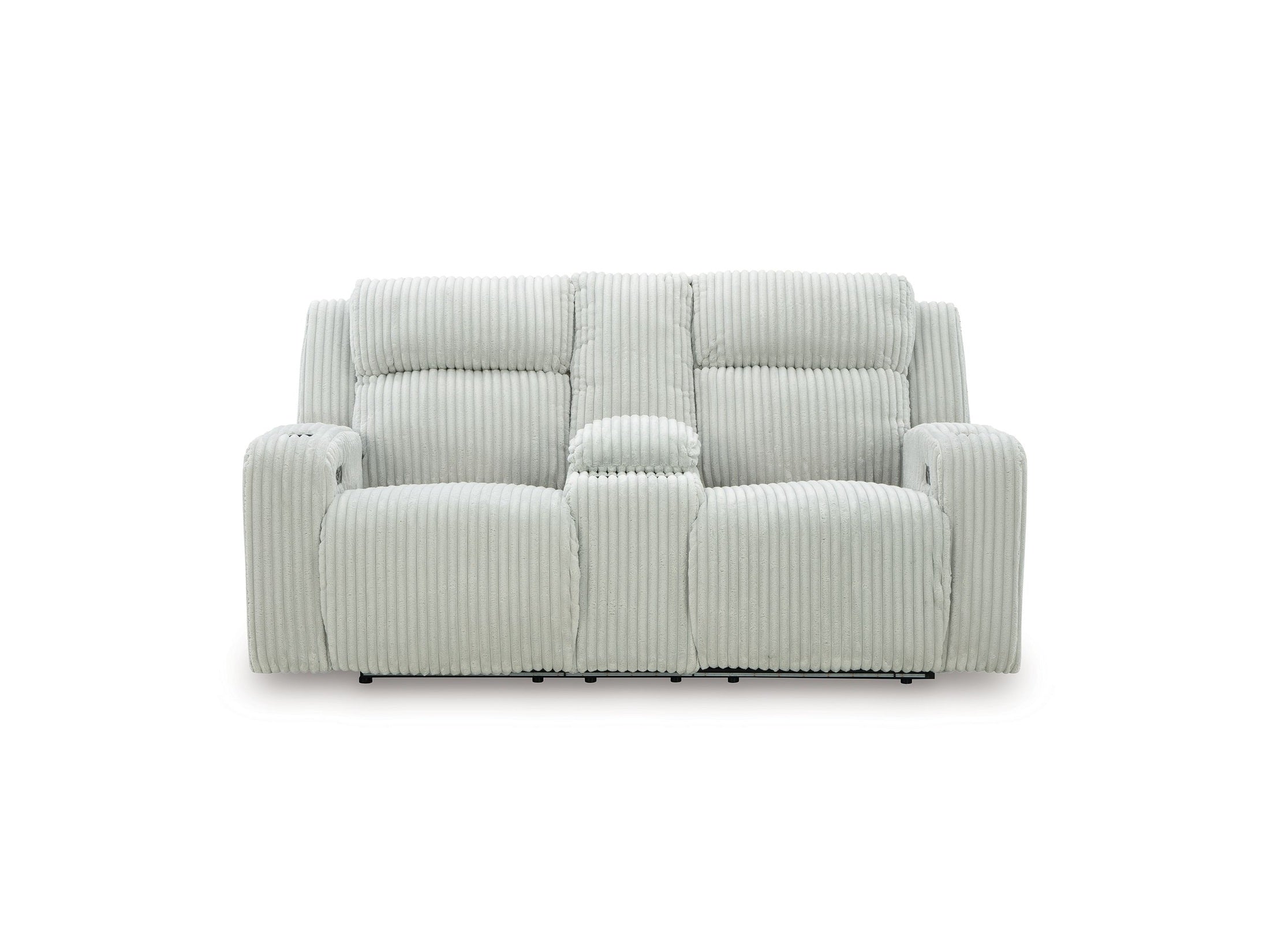 Forest Lake - Power Reclining Loveseat With Console / Adj Headrest