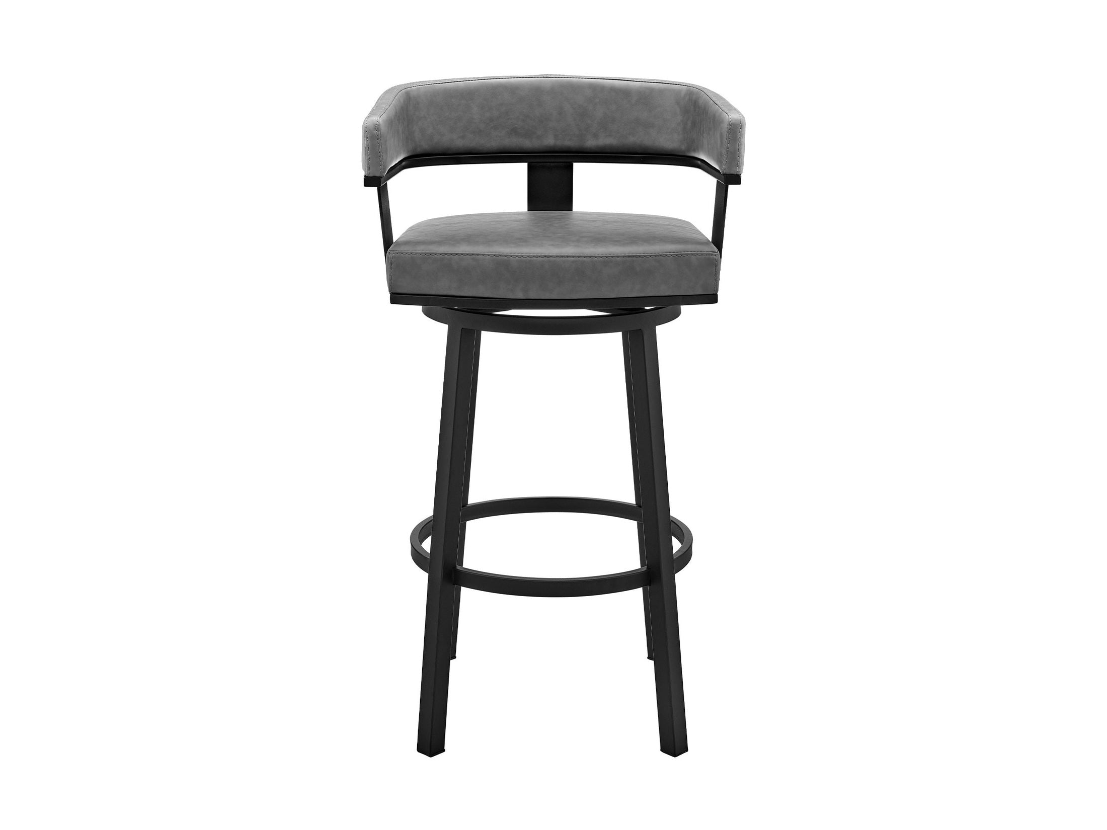 Cohen - Swivel Bar Stool - Black Finish