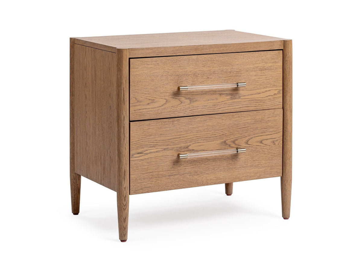 Alisen - 2 Drawer Nightstand - Napa Grove