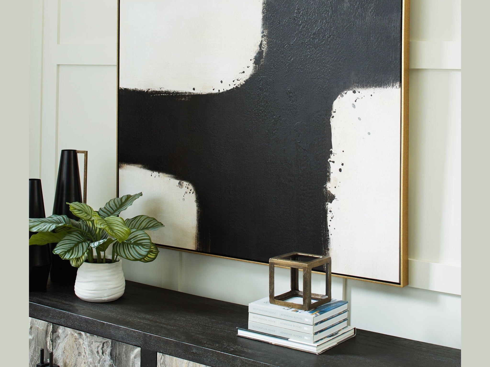 Reighlea - Wall Art - Black / White