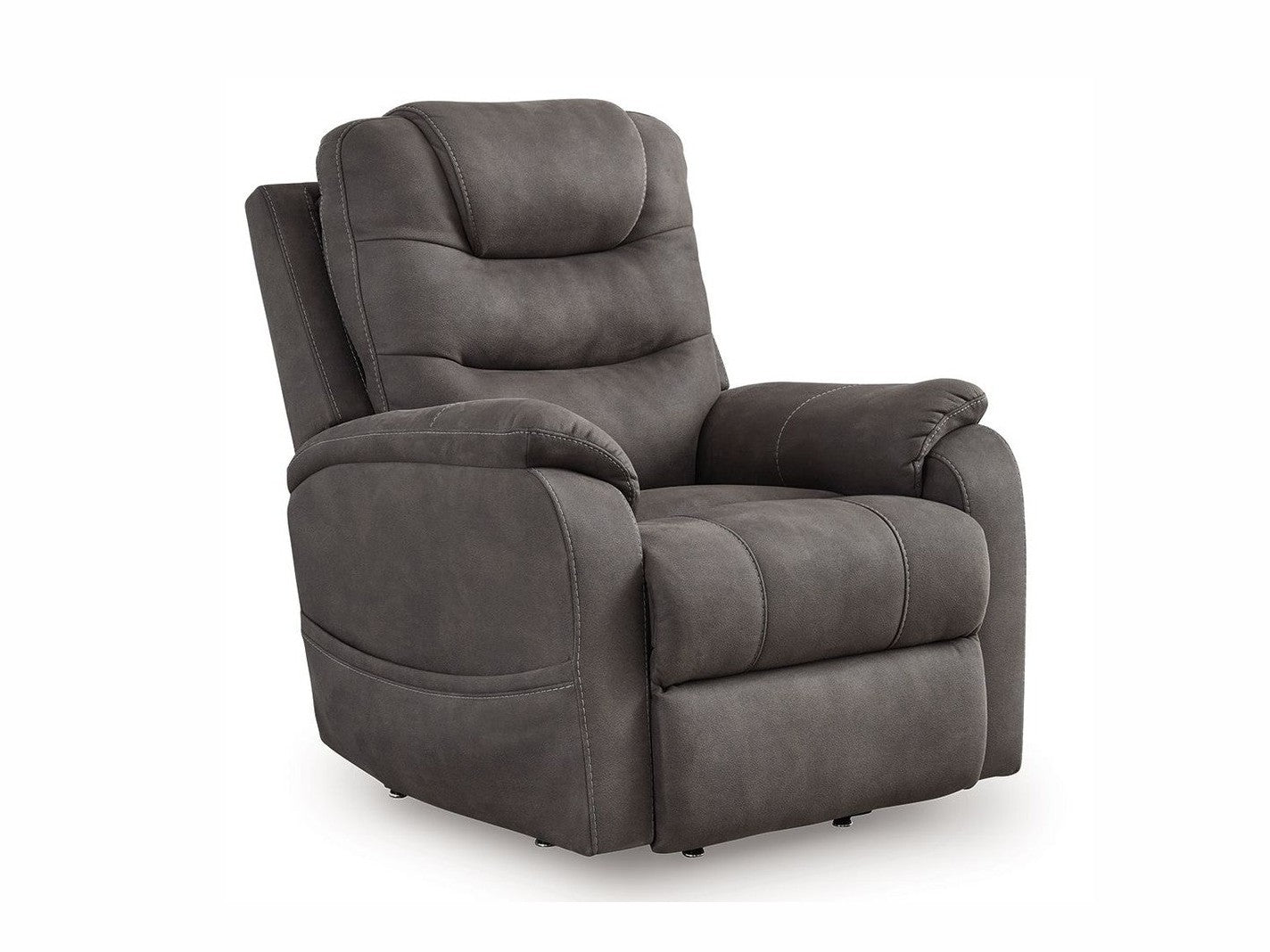Snowfield - Power Lift Recliner - Gunmetal