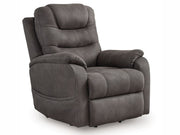 Snowfield - Power Lift Recliner - Gunmetal