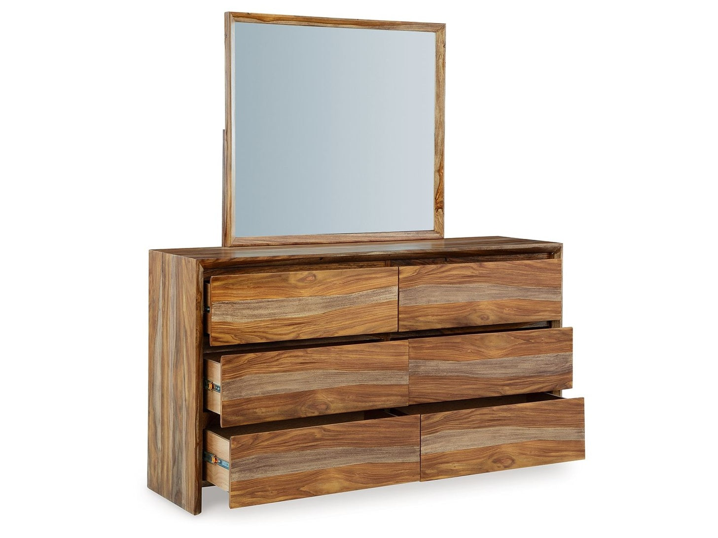 Dressonni - Dresser And Mirror - Brown