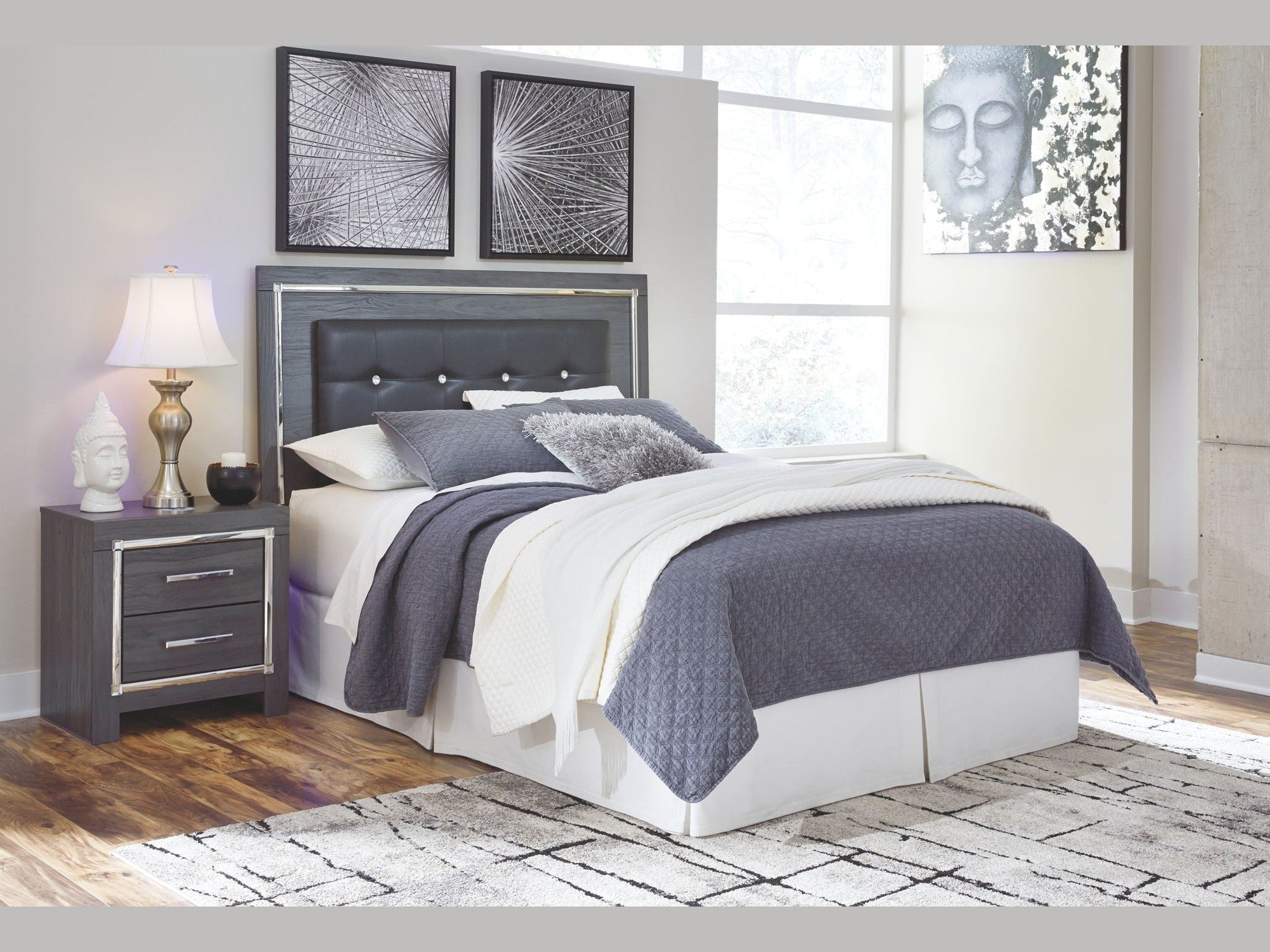 Lodanna - Upholstered Panel Headboard