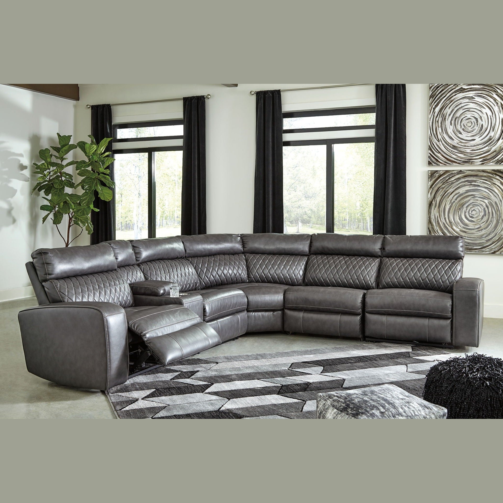 Samperstone - Power Reclining Sectional