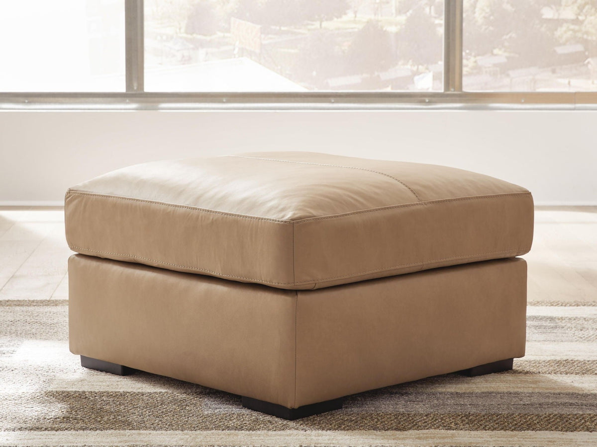 Bandon - Oversized Accent Ottoman - Toffee