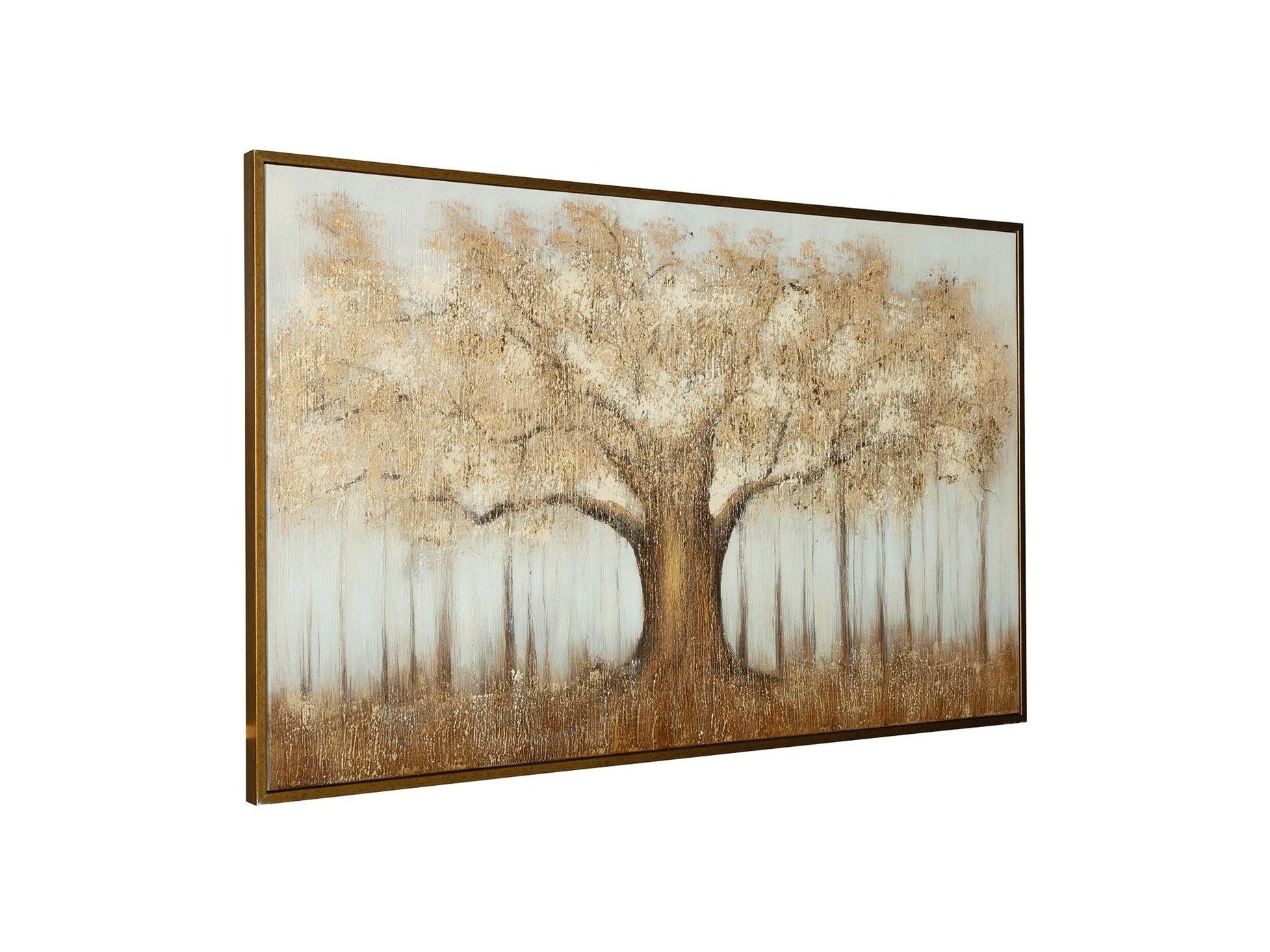 Dalewick - Wall Art - Brown / Gray / Gold Finish
